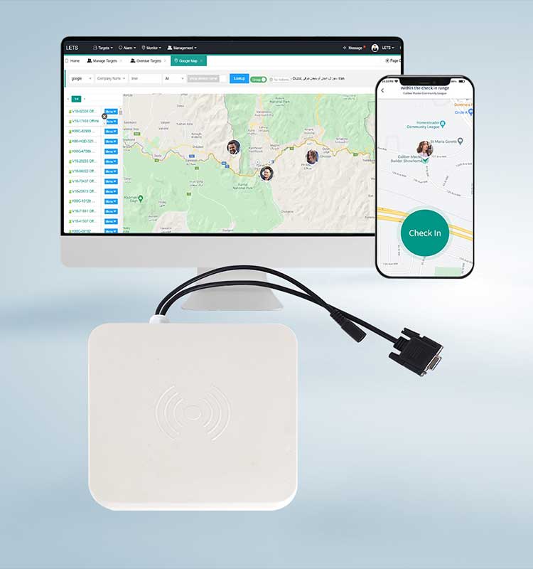 Lettore RFID a lungo raggio